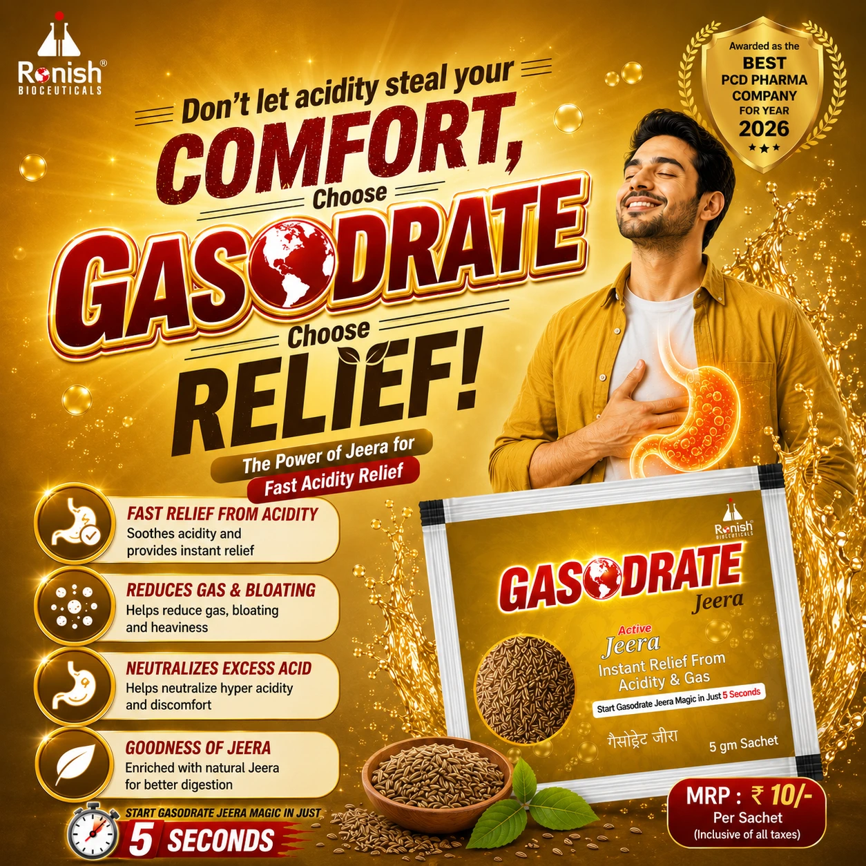 GASODRATE SACHET