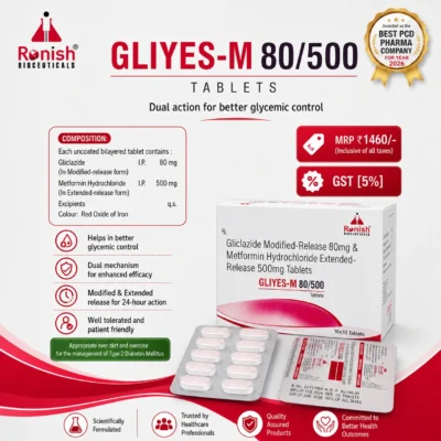 GLIYES M 80-500 TABLETS
